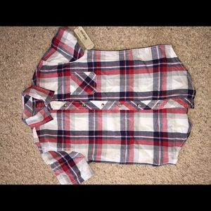 Boys Arizona Jeans short sleeved button up shirt